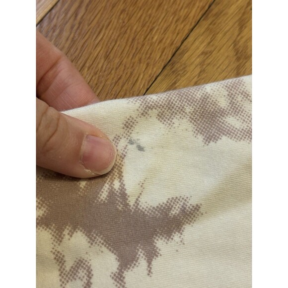 Varley Sweats Set Erwin Sweatshirt Glade Shorts Taupe Tie Dye Radial Pink Size L - Picture 11 of 11